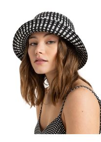 Roxy Damen Wendehut "Big Swell"anthrazit check me out yw, Gr. S, 40% Nylon, 60% Viskose, Hüte