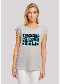F4NT4STIC Damen T-Shirt "Internationaler Frauentag Empowered Girls Power", grau, casual, Gr. 4XL, Obermaterial: 100% Baumwolle, Shirts, Premium