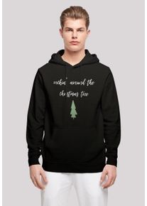 F4NT4STIC Herren Kapuzenpullover "Rockin around the christmas tree", schwarz, casual, Gr. S, Obermaterial: 50% Baumwolle, 50% Polyester, Pullover,