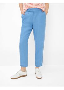 Brax Damen Culotte "Style MONA S", blau, Gr. 76, 100% Leinen, Hosen