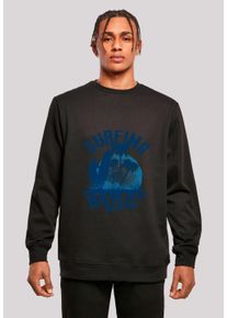 F4NT4STIC Herren Sweatshirt "Hawaii Surf Beach Summer", schwarz, casual, Gr. L, Obermaterial: 50% Baumwolle, 50% Polyester, Sweatshirts, Premium