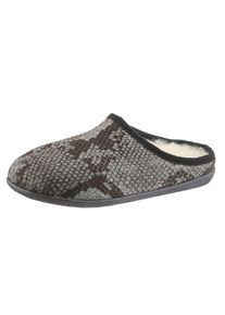 Landgraf Damen Pantoffel, Gr. 42, schwarz, Textil, Schuhe