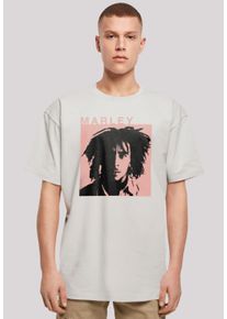 F4NT4STIC Herren T-Shirt "Bob Marley Reggae Music by Rock Off", grau, casual, Gr. 5XL, Obermaterial: 100% Baumwolle, Shirts, Premium Qualität, Musik