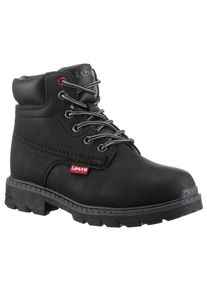 LEVI'S KIDS Kinder Winterboots "LEVIS NEW FORREST FUR", Gr. 33, schwarz, Lederimitat, casual, Schuhe, Schnürboots, Outdoorschuh mit praktischem