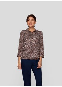 Rabe Damen Print-Shirt "T-Shirt", braun, feminin, Gr. 46, gemustert, 92%Viskose 8%Elastan, Shirts