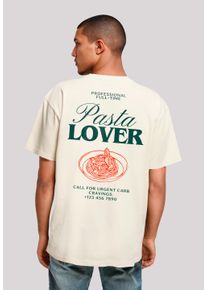 F4NT4STIC Herren T-Shirt "Pasta Lover", beige, casual, Gr. XL, Obermaterial: 100% Baumwolle, Shirts, Premium Qualität