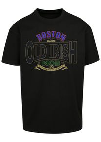 Herren T-Shirt "Upscale by Mister Tee Herren Old Irish Mob Oversize Tee", schwarz, casual, Gr. XL, UPSCALE BY MISTER TEE, unifarben, 100% Baumwolle,
