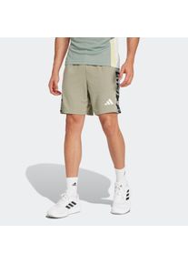 Herren Shorts "CAMO 3S SHORT", grün, sportlich, Gr. M, adidas Performance, Obermaterial: 100% Polyester, Hosen