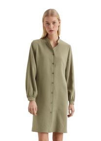 Marc O'Polo Damen Hemdblusenkleid "aus TENCEL Modal", grün, casual, Gr. L, MARC O'POLO DENIM, unifarben, Obermaterial: 85% Modal, 15% Polyester; Futter: 100%