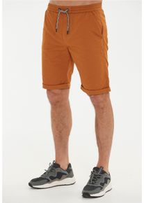 CRUZ Herren Shorts "Gilchrest", orange, casual, Gr. L, unifarben, 100% Baumwolle, Hosen, mit praktischen Seitentaschen