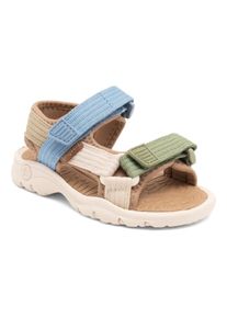 bisgaard Kinder Sandale "nico Weite: normal", Gr. 31beige, hellblau, natur, grün, Textil, colorblocking, sportlich, Schuhe, Trekkingschuh, Badeschuh,