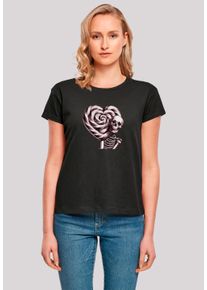 F4NT4STIC Damen T-Shirt "Süße Süßigkeiten Herzform Liebe", schwarz, casual, Gr. XS, Obermaterial: 100% Baumwolle, Shirts, Premium Qualität