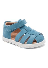 bisgaard Kinder Sandale "beka s Weite: normal", Gr. 24, blau, Leder, unifarben, klassisch, Schuhe, Klettschuh mit Lederinnenausstattung,