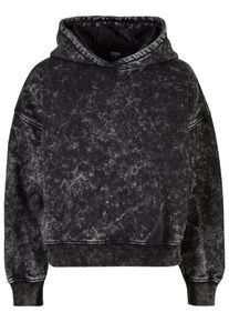 Urban Classics Damen Kapuzenpullover "Urban Classics Damen Ladies Oversized Towel Washed Hoody", schwarz, casual, Gr. 4XL, unifarben, 70% Baumwolle,