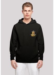 F4NT4STIC Herren Kapuzenpullover "Rubber Duck Viking HOODIE UNISEX", schwarz, casual, Gr. XXL, Obermaterial: 50% Baumwolle, 50% Polyester, Pullover,