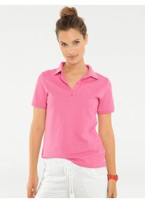Heine Damen Poloshirt "Poloshirt", pink, Gr. 50, unifarben, 95% Baumwolle, 5% Elasthan, Shirts