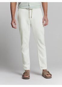 NO EXCESS Herren Chinohose "NO EXCESS Leinenhose", weiß, Gr. XL, 55% Leinen, 45% Baumwolle, Hosen