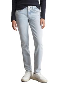 Marc O'Polo Damen Slim-fit-Jeans "aus Organic Cotton Stretch", blau, casual, Gr. 30, MARC O'POLO DENIM, unifarben, Obermaterial: 99% Baumwolle, 1% Elasthan, Jeans