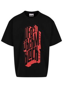 DEF Herren T-Shirt "DEF Herren U.Ü.B x", schwarz, casual, Gr. S, bedruckt, 100% Baumwolle, Shirts