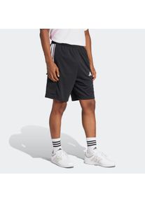 Herren Shorts "M TIRO CAR SHO", schwarz-weiß, sportlich, Gr. L, adidas Sportswear, Obermaterial: 100% Polyester, Hosen