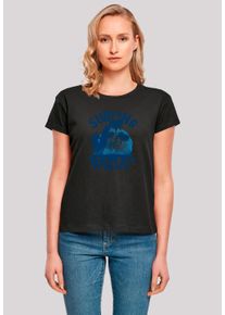 F4NT4STIC Damen T-Shirt "Hawaii Surf Beach Summer", schwarz, casual, Gr. M, Obermaterial: 100% Baumwolle, Shirts, Premium Qualität