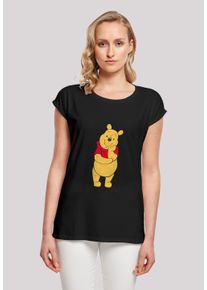 F4NT4STIC Damen T-Shirt "'Disney Winnie The Pooh Classic'", schwarz, casual, Gr. XL, Obermaterial: 100% Baumwolle, Shirts, Damen,Premium