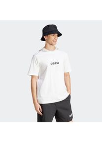 Herren T-Shirt "M LIN SJ T", schwarz-weiß, sportlich, Gr. XXL, adidas Sportswear, Obermaterial: 100% Baumwolle, Shirts
