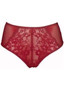 After Eden D-cup & up Damen Panty "BO", AFTER EDEN D-CUP & UP, Gr. XL, rot, Obermaterial: 86% Polyamid, 14% Elasthan, unifarben, Unterhosen, mit floraler Spitzenverzierung