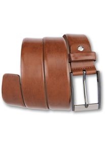 Bernd Götz BERND GÖTZ Damen Ledergürtel, braun, casual,Basic,modisch,klassisch, Gr. 110, unifarben, Rindsleder, Gürtel, mit eleganter Schließe in Bicoloreffekt