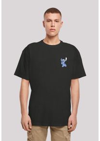 F4NT4STIC Herren T-Shirt "Disney Lilo And Stitch Stitch Backside", schwarz, casual, Gr. 5XL, Obermaterial: 100% Baumwolle, Shirts, Print