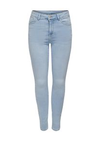 Only Damen Skinny-fit-Jeans "ONLPOWER MID WAIST SK PUSH UP AZ BOX", blau, modisch, Gr. XL, Denim/Jeans, Obermaterial: 92% Baumwolle, 6%