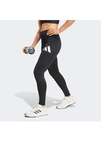 Damen Trainingstights "TR-ES BL 1/1 L", schwarz, sportlich, Gr. XXL, adidas Performance, Obermaterial: 91% Polyester, 9% Elasthan, Hosen