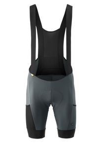 Gonso Herren Fahrradhose "Ride Miles Bib Cargo M", grau, Gr. L, 80% Polyamid, 20% Elasthan, Hosen, Herren Gravel-Radhose mit Sitzpolster und Träger,