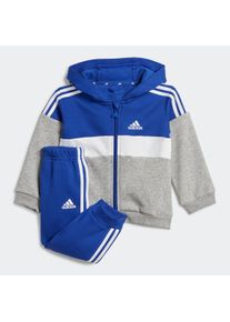 Kinder Trainingsanzug "I 3S TIB FL TS", blau, sportlich, Gr. 62, adidas Sportswear, Obermaterial: 70% Baumwolle, 30% Polyester, Sportanzüge