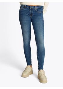 Tommy Jeans Damen Skinny-fit-Jeans "SOPHIE LW SKN", blau, casual, Gr. 28, unifarben, Denim/Jeans, Obermaterial: 98% Baumwolle, 2% Elasthan, Jeans,
