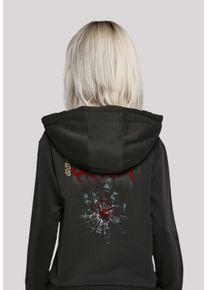 F4NT4STIC Damen Kapuzenpullover "Slipknot Rock Musik Band", schwarz, casual, Gr. XS, Obermaterial: 65% Baumwolle, 35% Polyester, Pullover, Hoodie,