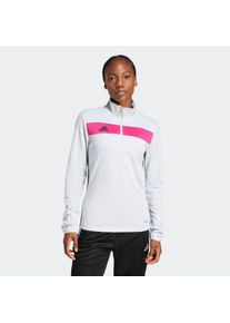 Damen Trainingsshirt "TIRO ES TOP W", grau, sportlich, Gr. L, adidas Performance, Obermaterial: 100% Polyester, Shirts