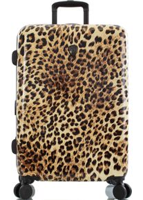 Heys Hartschalen-Trolley "Leopard, 66 cm", braun, Polycarbonat, Koffer, Heys x Joachim Llambi Hartschalen-Koffer Volumenerweiterung