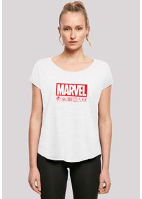 F4NT4STIC Damen T-Shirt "Marvel Logo Waschsymbole", weiß, casual, Gr. XXL, Obermaterial: 100% Baumwolle, Shirts, Print
