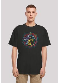F4NT4STIC Herren T-Shirt "DC Comics Aquaman Circular Crest", schwarz, casual, Gr. L, Obermaterial: 100% Baumwolle, Shirts, Print
