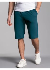 TRIGEMA Herren Jerseyhose "TRIGEMA Bermuda aus Single-Jersey", blau, casual, Gr. L, 100% Baumwolle, Hosen