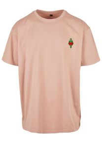 Herren T-Shirt "Upscale by Mister Tee Unisex Santa Monica Oversize Tee", gelb, casual, Gr. XS, UPSCALE BY MISTER TEE, bedruckt, 100% Baumwolle, Shirts