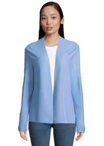Tom Tailor Damen Cardigan, blau, casual, Gr. M, Strick, Obermaterial: 100% Baumwolle, Strickjacken, mit feiner Struktur