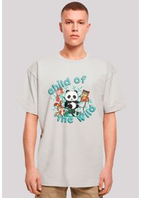 F4NT4STIC Herren T-Shirt "Heroes of Childhood Tao Tao Child Of The Wild", grau, casual, Gr. M, Obermaterial: 100% Baumwolle, Shirts, Retro, Heroes of