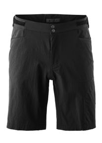 Gonso Herren Fahrradhose "Adventure Shorts M", schwarz, Gr. M, 90% Polyamid, 10% Elasthan, Hosen, Strapazierfähig und formstabil