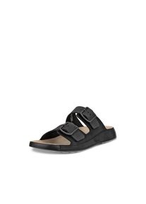 Ecco Herren Pantolette "Cozmo", Gr. 42, schwarz, Nubukleder, casual, Schuhe, Sommerschuh, Hausschuh, Strandschuh mit ergonomischem Fußbett