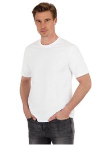 TRIGEMA Herren T-Shirt "TRIGEMA T-Shirt aus 100% Baumwolle", weiß, Basic, Gr. L, 100% Baumwolle, Shirts