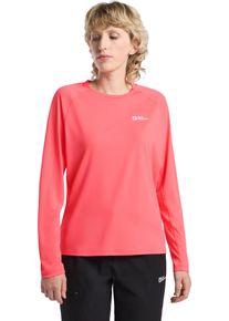 Jack Wolfskin Damen Funktionsshirt "PRELIGHT SWIFT LS W"sunset, coral, Gr. L, Oberstoff 100% POLYESTER, Shirts