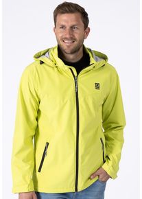 LPO Herren Softshelljacke "ELLIOT PEAK V MEN", grün, sportlich, Gr. XXL, 96% Polyester; 4% Elasthan, Jacken, auch in Großen Größen erhältlich