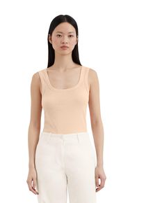 Marc O'Polo MARC O'POLO Damen T-Shirt "aus Organic Cotton"chalky peach, casual, Gr. XS, unifarben, Obermaterial: 100% Baumwolle, Shirts